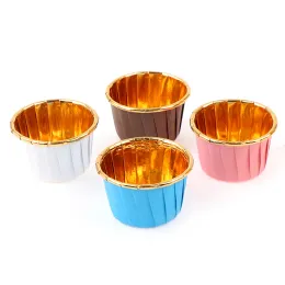 Formen 50pcs Muffin Cupcake Liner Kuchen Wrapper Backbecher Tablett Hülle Kuchenpapierbecher Gebäckwerkzeuge Partyzubehör