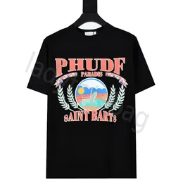 rhud skjorta korta ärmar designer mens skjortor rhud shorts kvinnor svettbyxor höjd kvalitet skjorta kläder sommar lyx bomullsbrev tryckning toppar strand stil tees