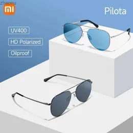 Sonnenbrille Xiaomi Mijia Sonnenbrille Pilota Polarisierte Sonnenlinsen Anti -UV -Sonnenbrillen UV400 für intelligente Fahrt im Freien und Sportsxw