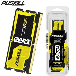 RAMS PUSKILL MEMORIA RAM DDR5 32GB 16GB 8GB 4800MHz 5200MHz 5600MHz 1,1 V Sotimmio SODIMT Modulo di memoria laptop Memoria