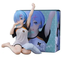 Anime Manga Animated character RE Starting from scratch in another world Kawaii Rem picks up pajamas animated character toys and gift series actionsL2404