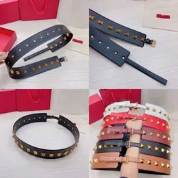 Big Valentlno Lederbreite 7 cm Designer für Man Womens Belt 5A Offizielle Replikatik Custom Länge T0p Kalbskin Europäische Größe Klassiker Stil Mode 002 Originalqualität