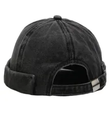 BEASIESKULL Caps Vintage Street Dance Hip Hop Hat Regolabile Cap da berretto melone senza tela per unisex3980775