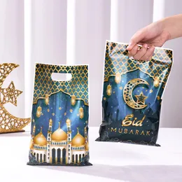Eid Mubarak Candy Borse Ramadan Decoration Gift Cookie Packaging Kareem Musulmana islamico Al Fitr Party 240427