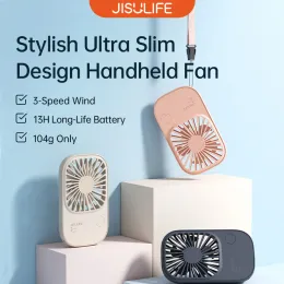 Appliances Jisulife Mini Handheld Fan ، Fans Small Fansable مع قوس ، مروحة مكتب USB القابلة لإعادة الشحن ، مروحة رموش المكياج ، أرسل الحبل