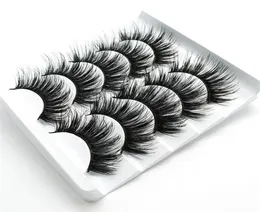 Neue 5pairs Faux 3D Nerken -Wimpern falsche Wimpern natürliche dicke Lange Augenwimpern Wimpern Erweiterung Wispy Make -up Schönheitstools 5Style1631330