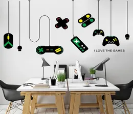 Spelhandtag klistermärke Hemdekalsaffischer PVC Mural Video Game Sticker Gamer Room Decor JS228553974