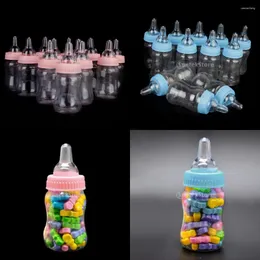 Party Decoration 12x Milk Bottles Baby Shower Christening Favors Girls Boys Candy Bottle Small Feeding For Birthday