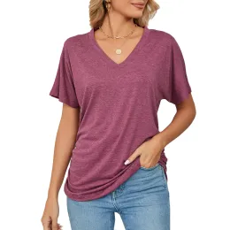 レディースプリントT衣類夏の女性女性の半袖Tシャツ1xH60