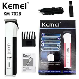 Terrimero di capelli popolare shaver di ricarica professionale Kemei KM-702B Batteria Electric Hair Clipper Trimmer Q240427