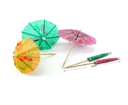 144pcs Paper Cocktail Parasols Umbrellas Drinks Picks Wedding Event Party Supplies Holidays Cocktail Garnishes Holders ZA09772749048