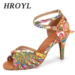 ブーツhroyl woman latin danceshoes for girls ladies balloomshoseモダンタンゴ女性ダンシングシューズフォーククストムシューズサルササンダル