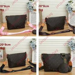 Designer Women Bag Borse da 2-PC borse a catena Borse Borse per la signora Lussuosa Portafoglio Crossbody Galletto Messenger in pelle Porta Clutch Ladies Ladies Fashion Borse Classiche Borse Hobo