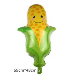 Summer Fruit and Vegetable Shaped Aluminum Film Balloons Wedding Birthday Party Children's Cartoon Balloon Gifts 11 LL