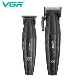 Saç düzeltici VGR Makas Profesyonel Makas Ayarlanabilir Makas Şarj Edilebilir Makas 9000 RPM Mens Makası V-640 Q240427