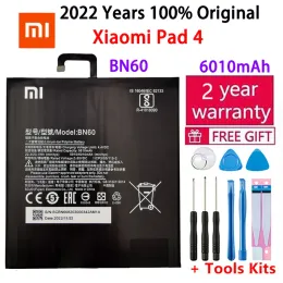 신발 xiao mi 새로운 100% 오리지널 BN60 6010mah Xiaomi 패드 4 MIPAD 4 휴대폰 재고 배터리 배터리 선물 도구