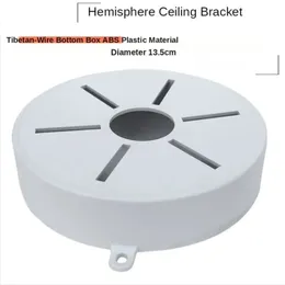 ANPWOO Monitoring Hemisphere Ceiling Bracket Hoisting Hemisphere Camera Bracket Base Plastic Dome Adapter Plate Hidden Wire Box