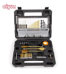 68pcsset drill bits set masonry impact drill wood flat drill drill bit for metal woodworking7043567