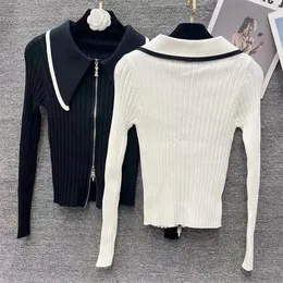 Moda Pure Service Cardigan 40-60kg Sweater Soft Hollowed Tie Home em Elasticidade Forte Entrega qdnre pessoal feminina