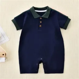 Baby Rompers Summer Designers Abbigliamento per bambini Bambino neonato per neonato manica corta Cotton Pajamas Toddler Girl Boy Supuits