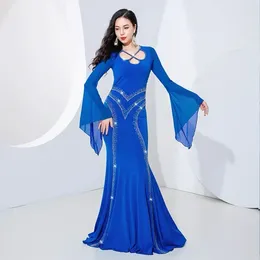 Scene Wear Belly Dance Dress Women Robes Dresses Irak Hair Swing Robe Slim Fit Longeple Senior Spandex Kawleeya Performance