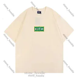 キス高品質のデザイナーメンズTシャツストリートトレンディプリント半袖コットンキスシャツカジュアルルーズクイックドライレディングレディースTシャツラグジュアリーブランドKith Tシャツ1914