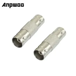 2pcs/lote BNC fêmea para fêmea em linha de acoplador Coaxial BNC Extender para CCTV Sistema de vigilância de segurança de câmera de cctv