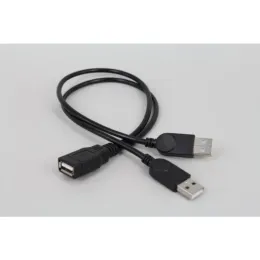 USB Uzatma Kablosu Erkek - Kadın Veri Kablosu Uzatma Kablosu Fare Klavyesi USB DRÜCÜSÜ USB Kadın - 2 USB Erkek - Kadın Connec