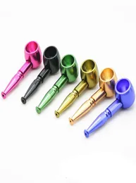 Creative Metal Tobacco Fumo Water Tubo Water Hookah Bong 6 Colori portatili Shisha Hand Coon Pipes Strumenti con Big Bowl7875007