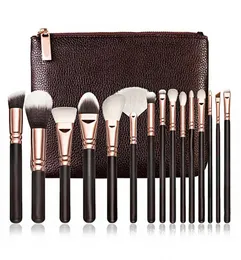 Zoeva Professional 15pcs Makyaj Fırçası Setfoundation Brushseye Gölge Fırçaları Fırçalar Araçlar Güzellik Makyaj Araçları 3155799