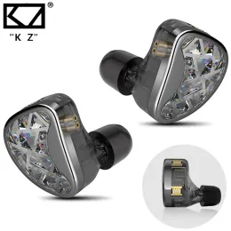 Kopfhörer KZ AS24 HiFi Earphone 12ba Hybrid -Treiber Einstellbarer Sound in Ohrmonitoren Ohrhörer Lärmstündigung Ohrhörer mit abnehmbarem Kabel
