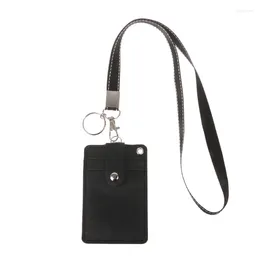 Stume da stoccaggio Office Work School Badge Holder con cinghia di layard a corda di tieio