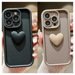 携帯電話のケースXiaomi Redmi Note 13 12S 9S 11 10 11S 10S 8 7 9 PRO K30 ULTRA MI 14 PRO CUT 3D LOVE HEART SOFT BACK COVER J240426