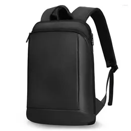 Рюкзак сверхлегкий ноутбук мужчины 15,6 дюйма в багпаке офисная работа Слим бизнес -сумка водонепроницаем
