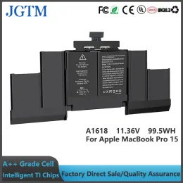 Batterien JGTM 11.36V 8800MAH A1618 Laptop -Akku für Apple MacBook Pro 15 "Retina A1398 2015 Jahr 02000079 MJLQ2ll/A MJLT2LL/A Tool