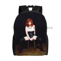 Backpack 3D Stampa 3D piuttosto sexy Mylene Farmer for Girls Boys College School da viaggio da uomo da donna BOOKBAG si adatta al laptop da 15 pollici