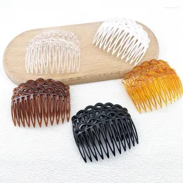 Hair Clips 2PCS 11 Teeth French Twisted Comb - Simple And Stylish Accessory For Women Girls