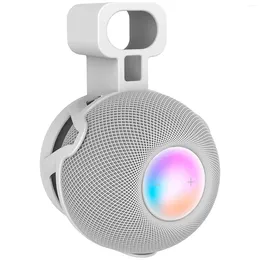 Caschetti di gioielli Porta a parete premium per mele homepod mini stand nascondere perfettamente gli accessori per altoparlanti del cavo di alimentazione bianco