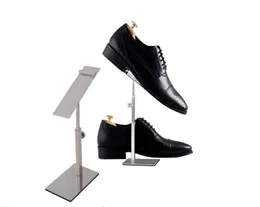 2pcs Многофункциональный сандалий Display Stand Women High Heels Display Rack 2017 Новая вращающаяся пленка стальная стальная див.