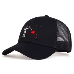 Softball Navy Seal Team Pirata Tridente Tactical Mesh Baseball Cap bordado Logo