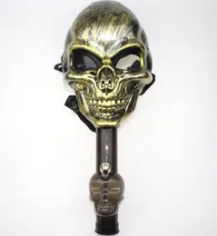 Maschera cranio bong tabacco shisha tubi acrilici fumatori giaccino di halloween festa abito fantasia248w8340966