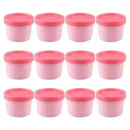 Storage Bottles 12 Pcs Mask Bottle Box Travel Face Cream Jars Cosmetics Leak Proof Containers Toiletry Empty Package