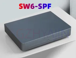 مكبر للصوت LHY AUDIO SW6SFP 6Port HIFI Audio Ethernet Switch Switch DC مدعوم باستخدام SCCUT OCXO