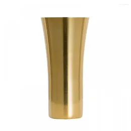 Vasos Brass Gold Vaso Decoração em casa Aço inoxidável para flores Organizador de recipientes de armazenamento Portador de caneta Potes de flores de mesa