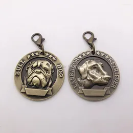 Dog Tag 100 PCS/LOTカスタマイズされた犬タグNAMEPLATE ANTI-LOST PET PENDANT for CollarsネックレスID