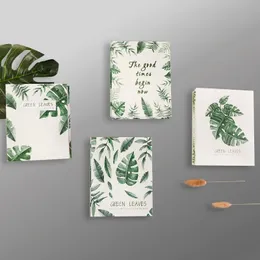 Konstfotoalbum Slip i fall med 100 fickor 6 x 4 tum - Familjvänner Memories Bildfoto Album Book - Green Leaves