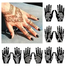 3 YOL Tattoo Transfer 2PCS Tattoo Stattoo Stencils for Women Tattoo Tattoo Fashion Flower Flower Tattoo Supplies for DIY Body Art 240427