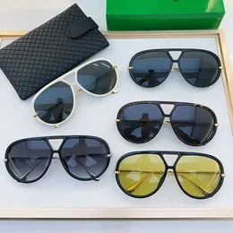 Anty-UV400 Kobiety okulary przeciwsłoneczne 1274S Designerskie okulary innowacyjne mężczyźni pełne okulary przeciwsłoneczne plażę luksusowe okulary przeciwsłoneczne Ochrona promieniowania aluminiowego