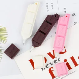 1pcs Creative Chocolate Ballpoint Pen Cartoon Simulation Food Студент, изучающий новичку канцелярских товаров забавные сладкие припасы