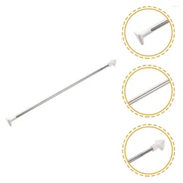 Shower Curtains Tension Rod Adjustable Curtain Rods For Windows No Punching Door Nail Brackets Temporary Drilling